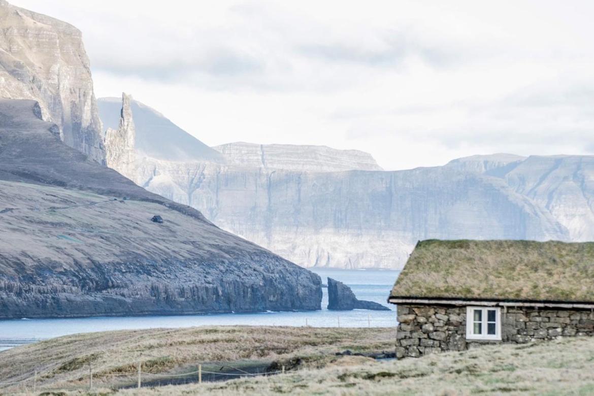 The Old House Close To The Ferry To Mykines Sørvágur Eksteriør bilde